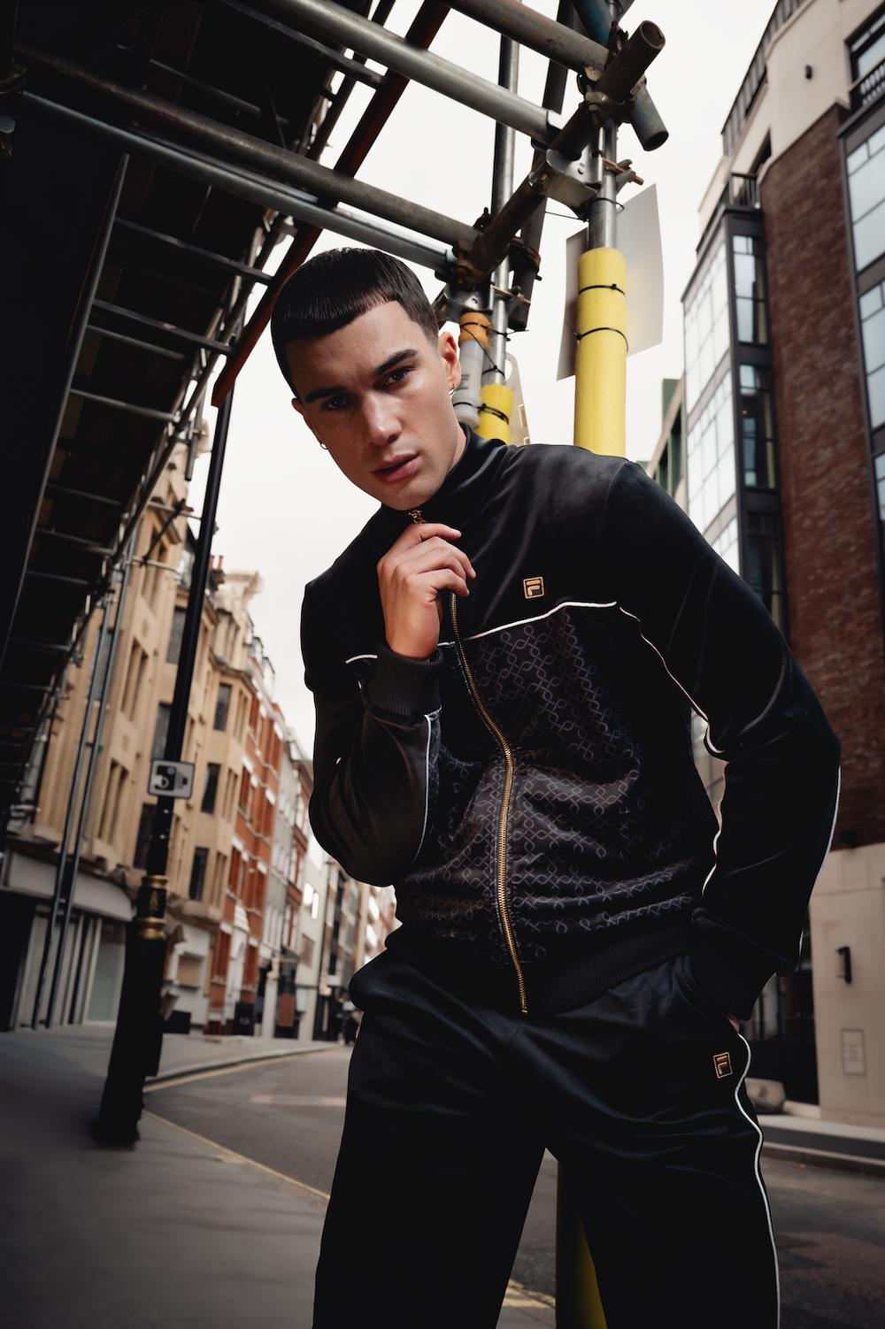 Higgans Full Zip Velour Jacket