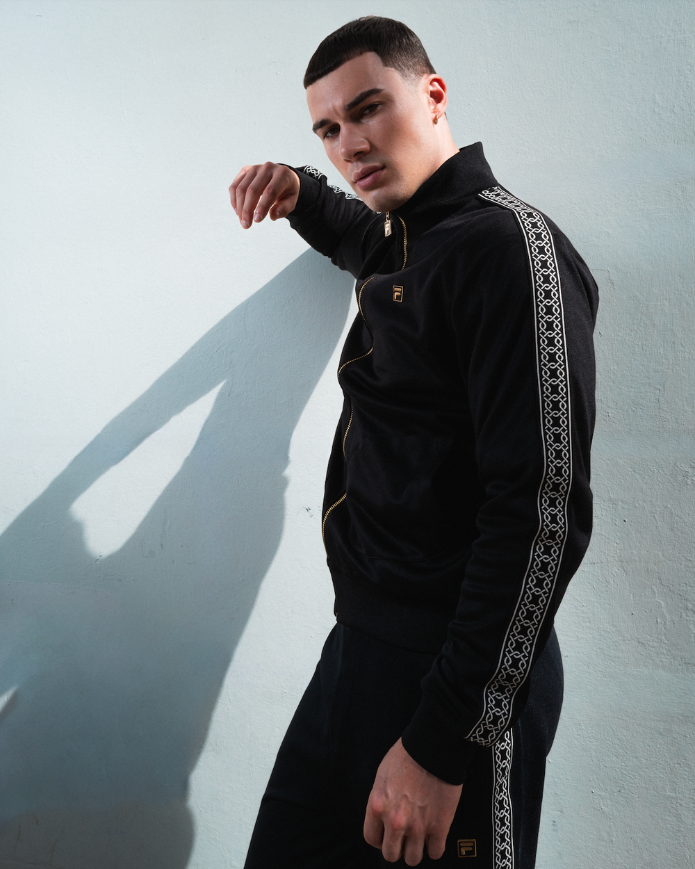 Roman Full Zip Jacket with Tape Detail