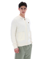 Coconut Milk Teddy Knitted Shirt