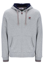 Grey Marl Tenconi Zip Up Hoodie