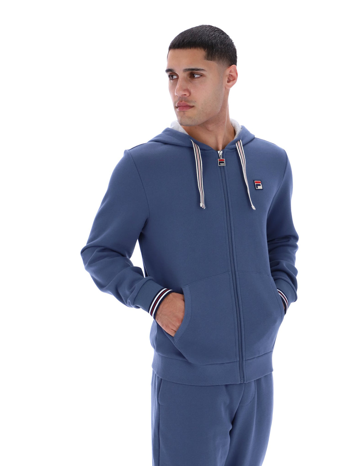 Vintage Indigo Tenconi Zip Up Hoodie