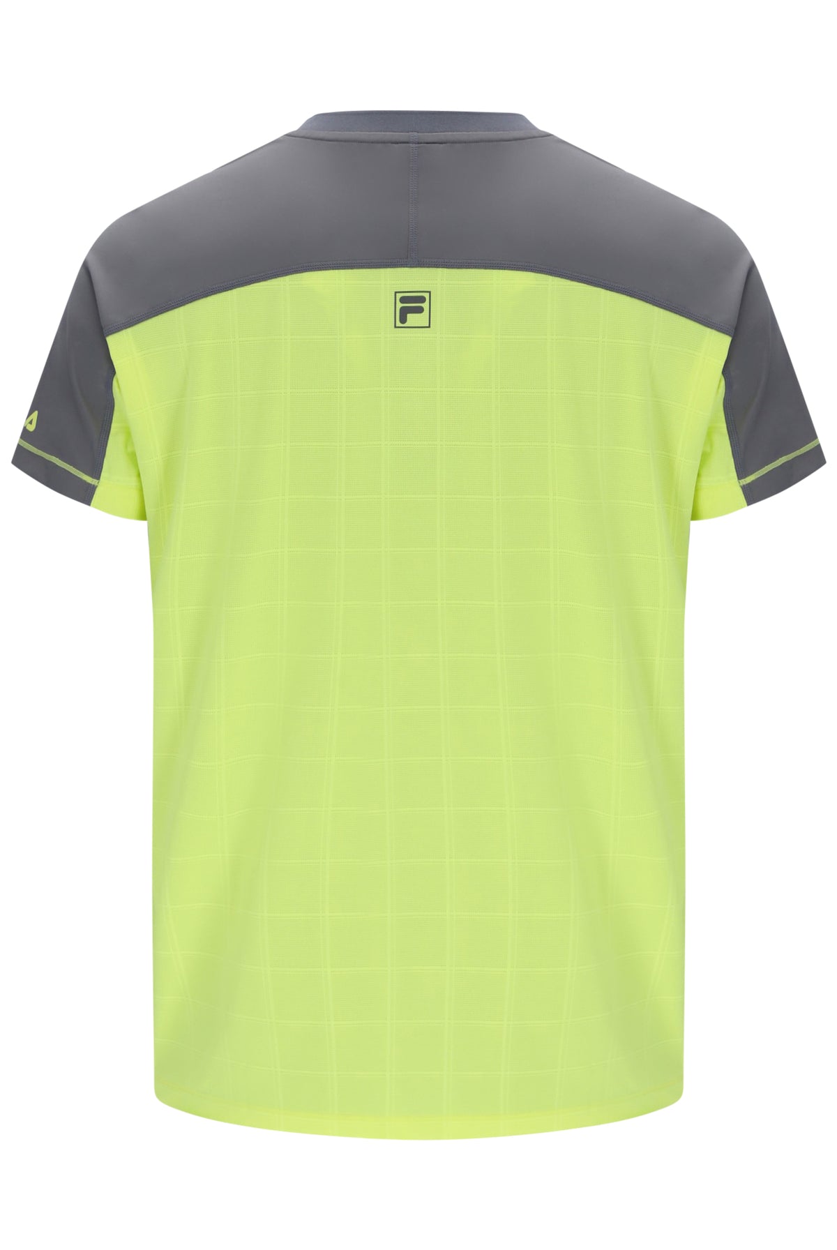 Displays a Lemon Men’s Henry Neck Tennis T-Shirt