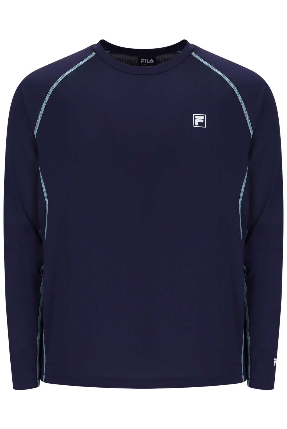 Navy Men's Long Sleeve Tennis T-Shirt