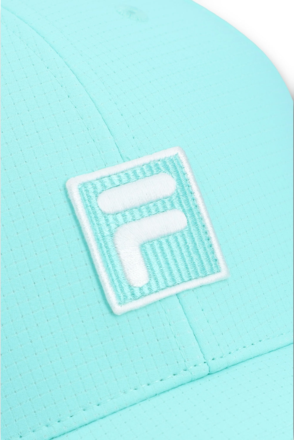 Aqua F-Box Woven Ball Cap