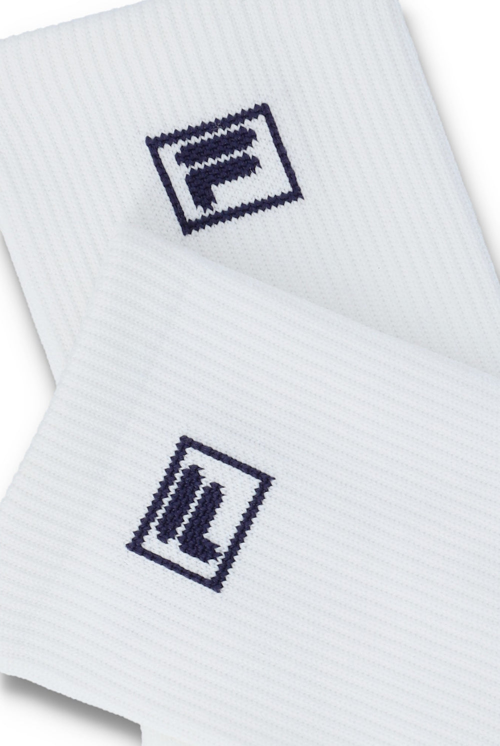 Off White F-Box Mid-Neck Socks