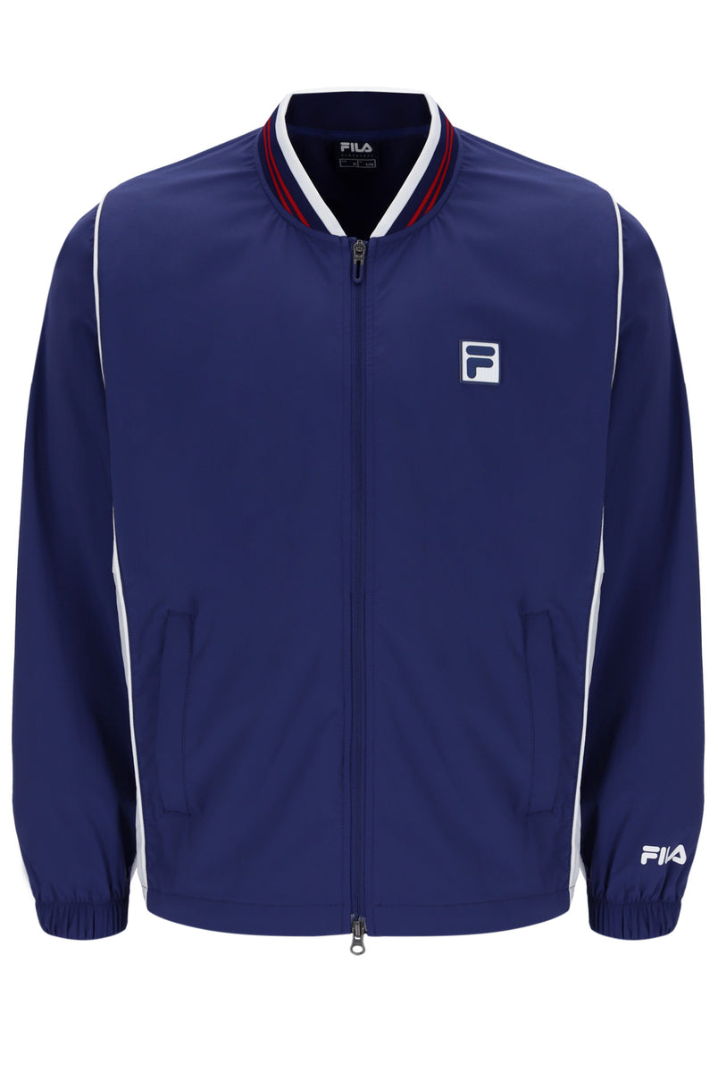 Navy Unisex Tennis Warm-Up Jacket – Fila UK