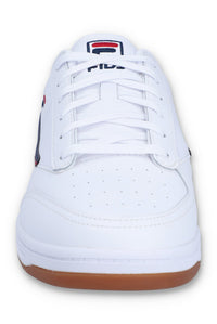 A pair of FILA Tennis 88 Trainers in white with navy and red accents.