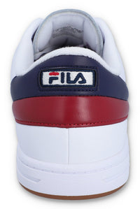A pair of FILA Tennis 88 Trainers in white with navy and red accents.