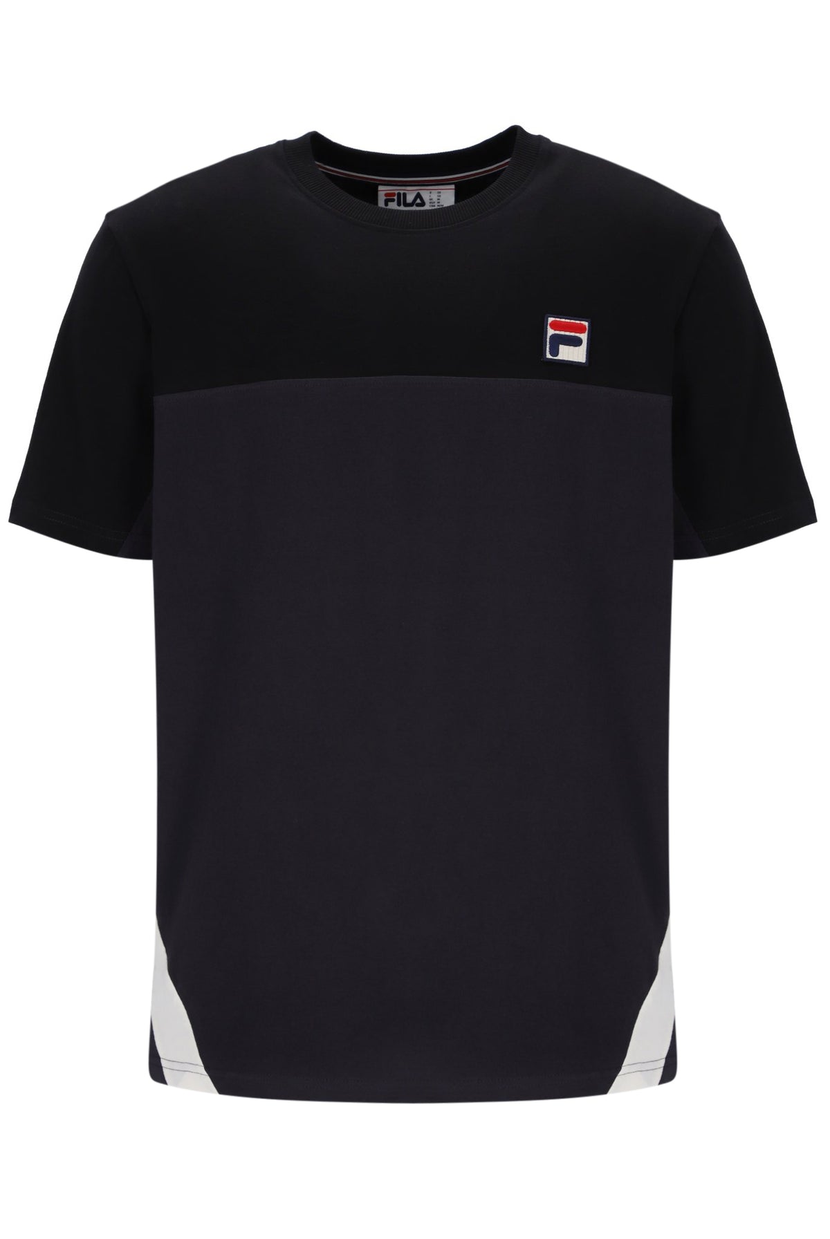 Black Tiebreaker Colour Block T-Shirt