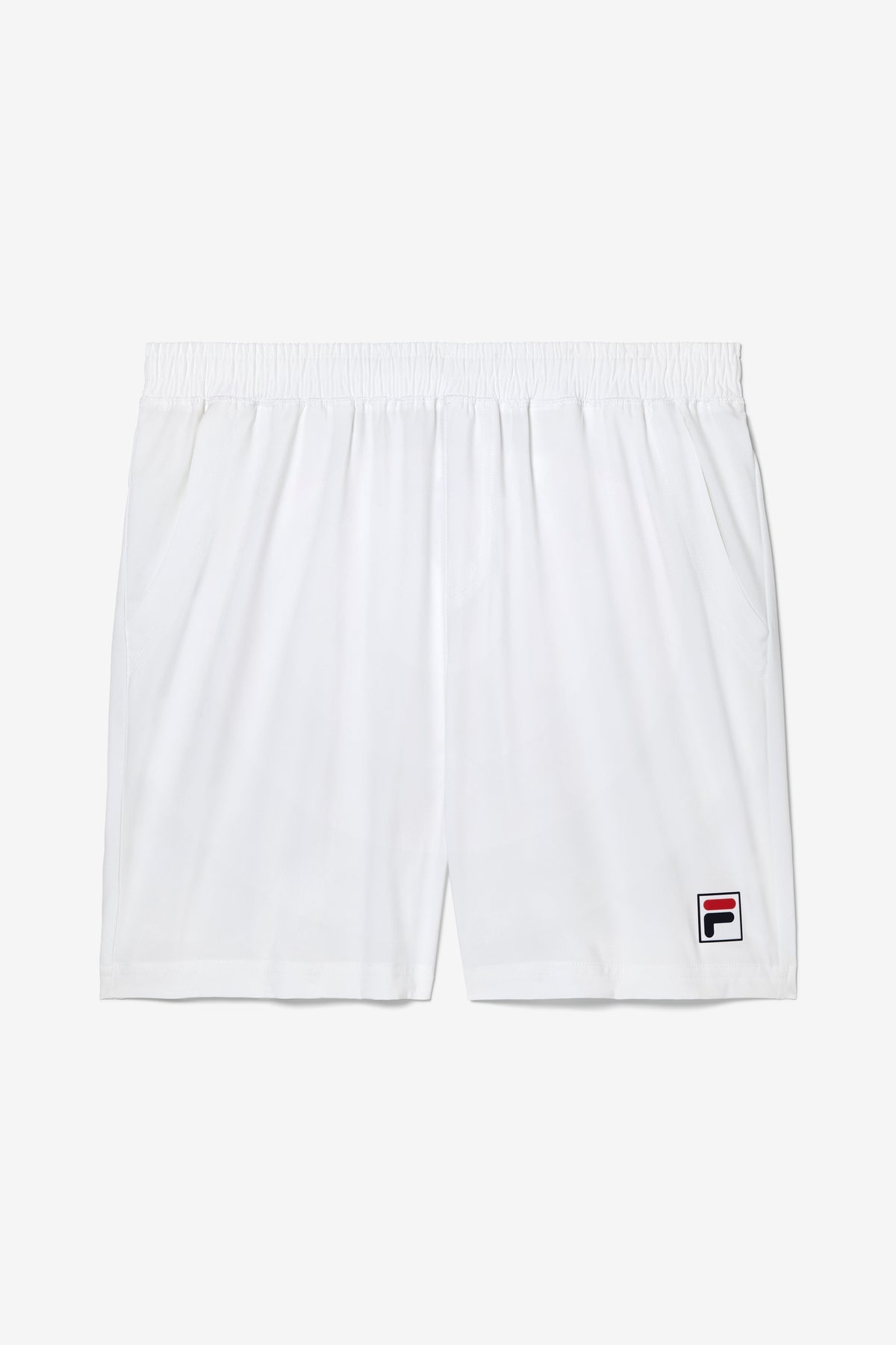 White Essential Tennis Shorts