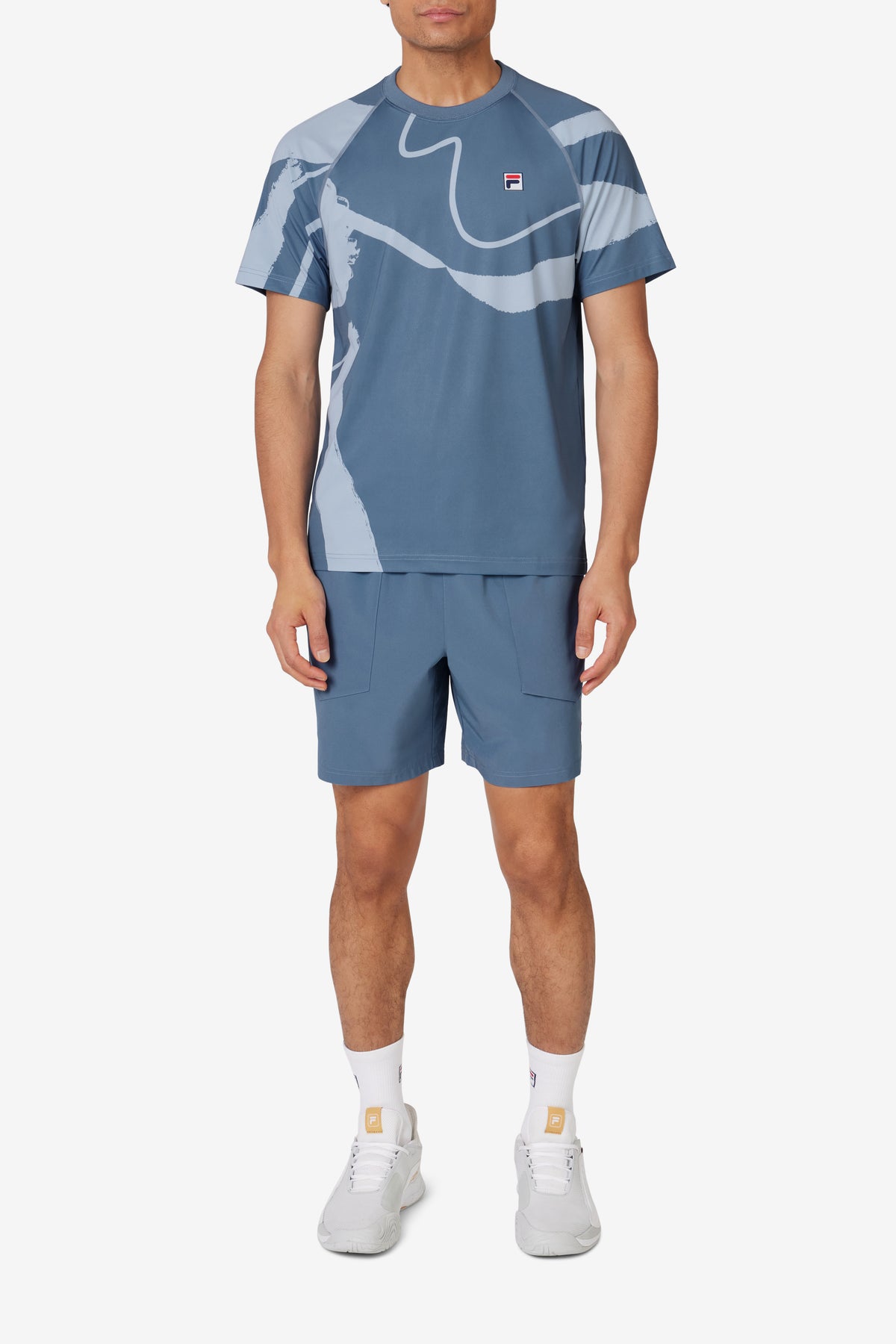 Blue Tennis Woven Court Short