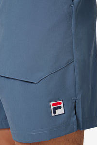 Blue Tennis Woven Court Short