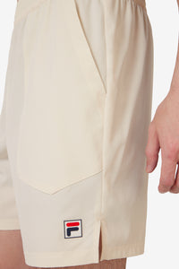 Beige Tennis Woven Court Short