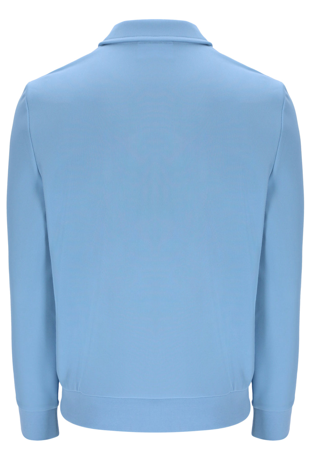 Light blue sweater on a white background