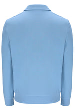 Light blue sweater on a white background
