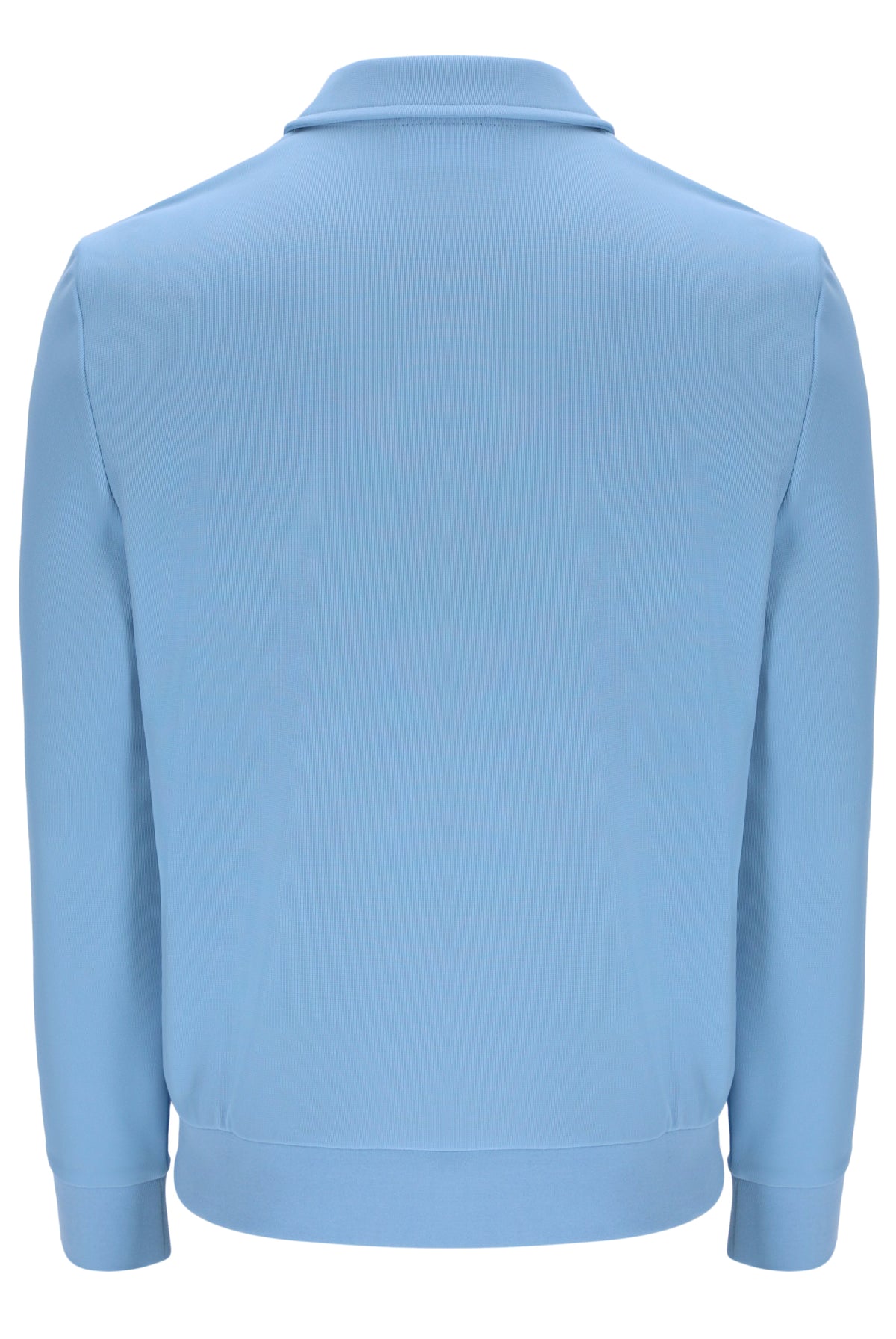 Light blue sweater on a white background