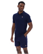 Fila Navy Tristiano Textured Polo