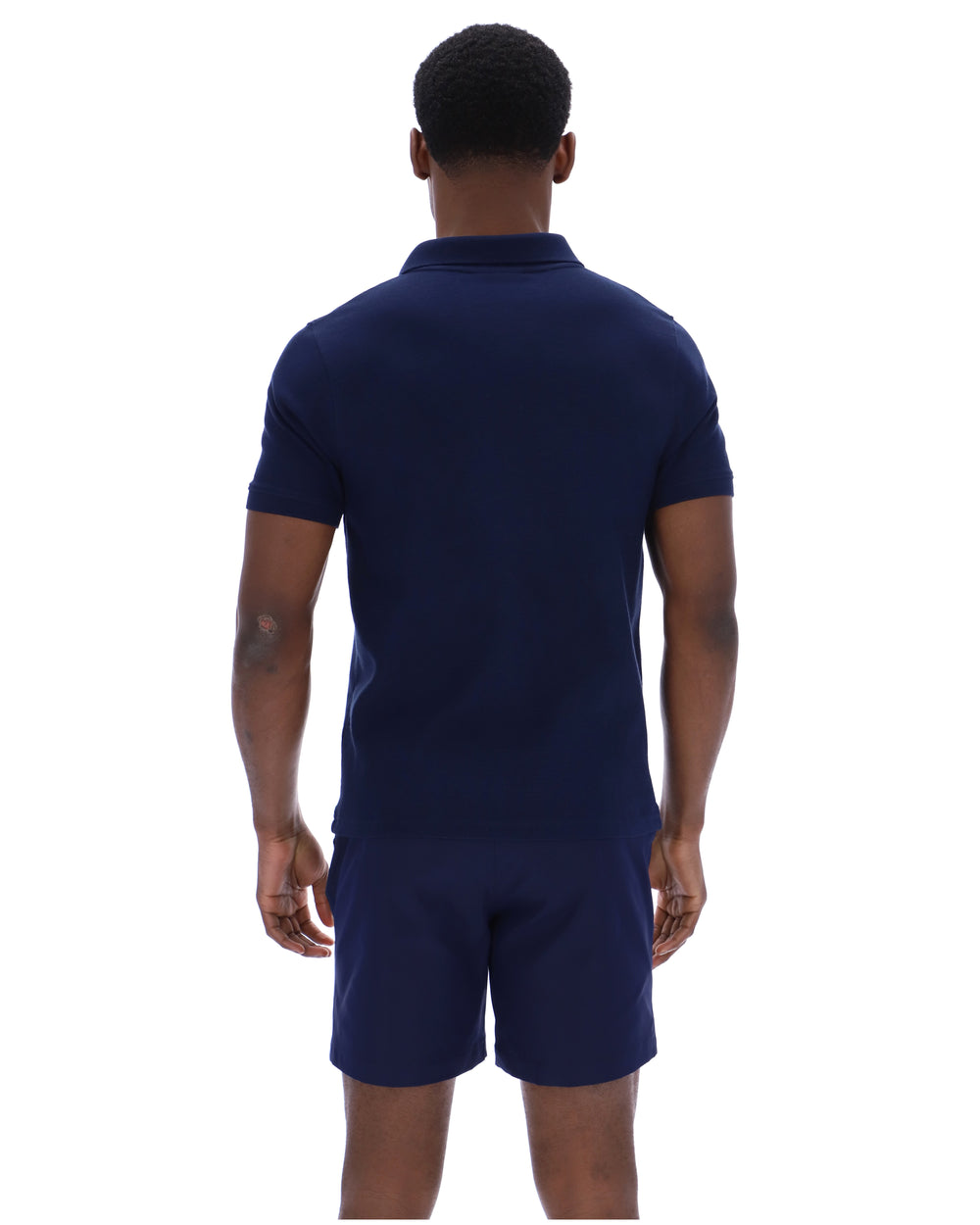 Fila Navy Tristiano Textured Polo
