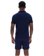 Fila Navy Tristiano Textured Polo