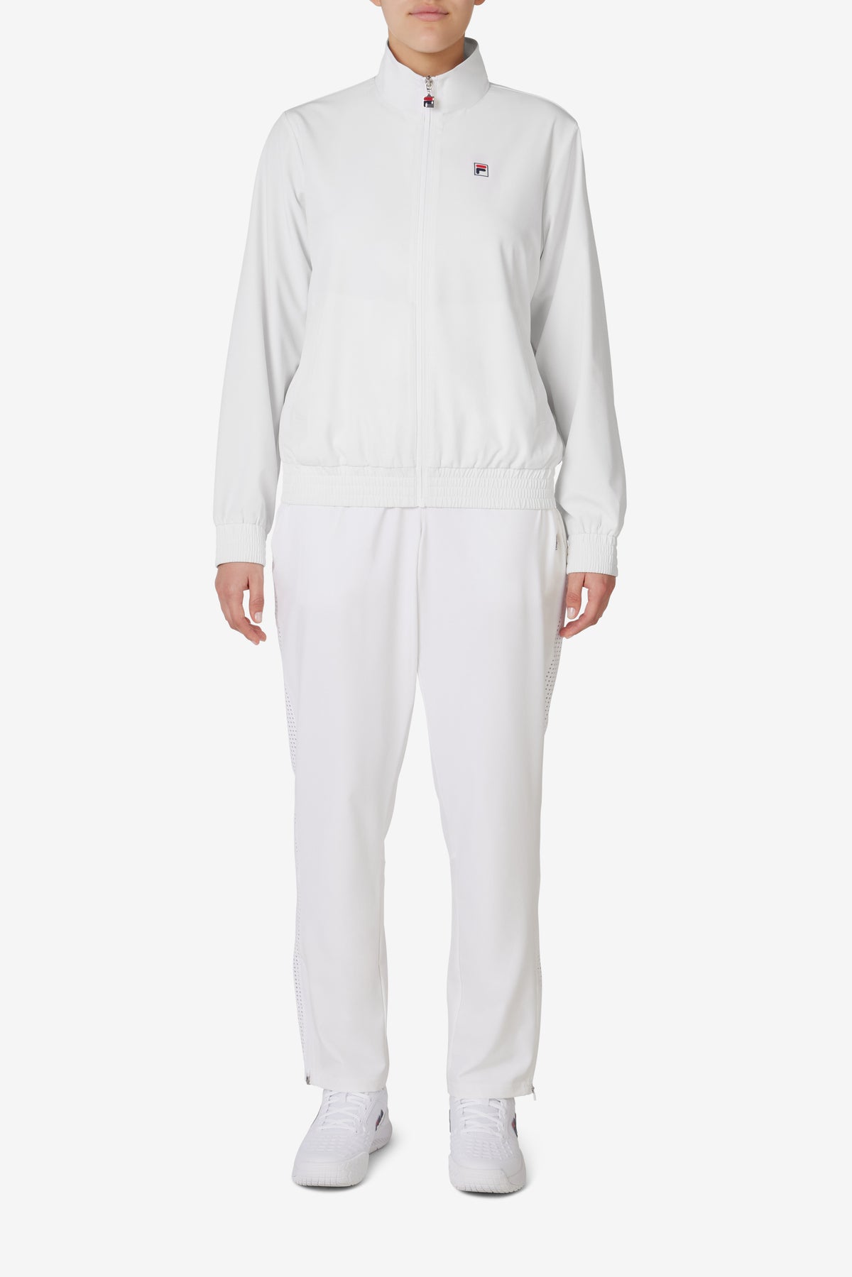 White Tennis Advantage Track Top