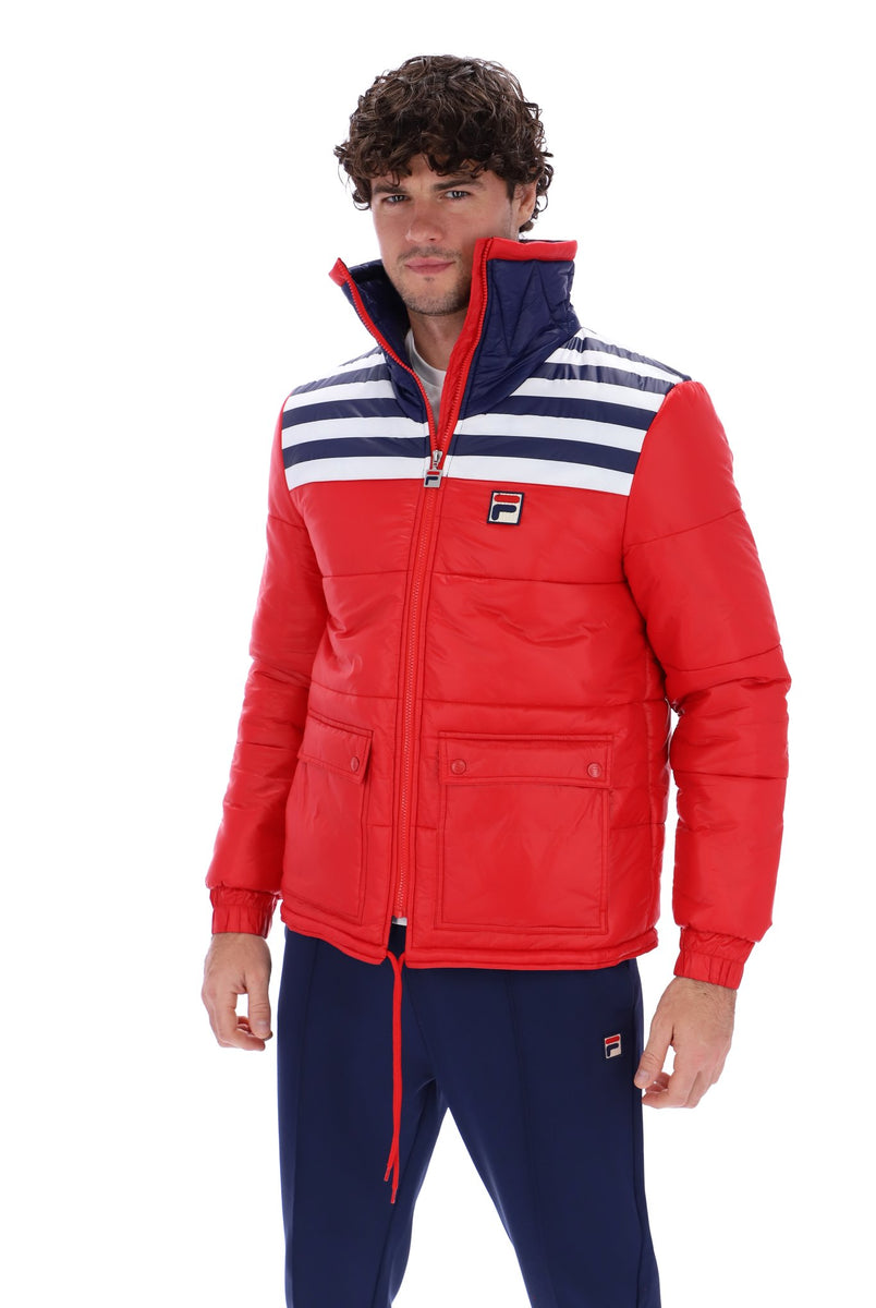[ FILA ]★[Milanodown] Hooded down Short Padded Jacket Fila hooded down jacket discount