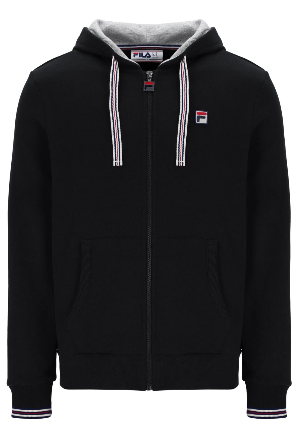 Black Tenconi Zip Up Hoodie