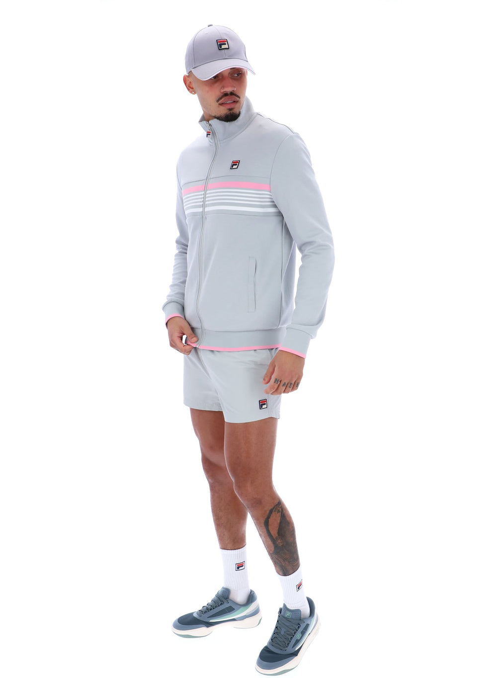 Vasco Cut And Sew Jacquard Track Jacket