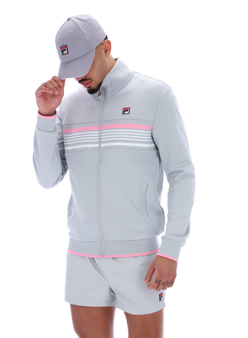 Vasco Cut And Sew Jacquard Track Jacket