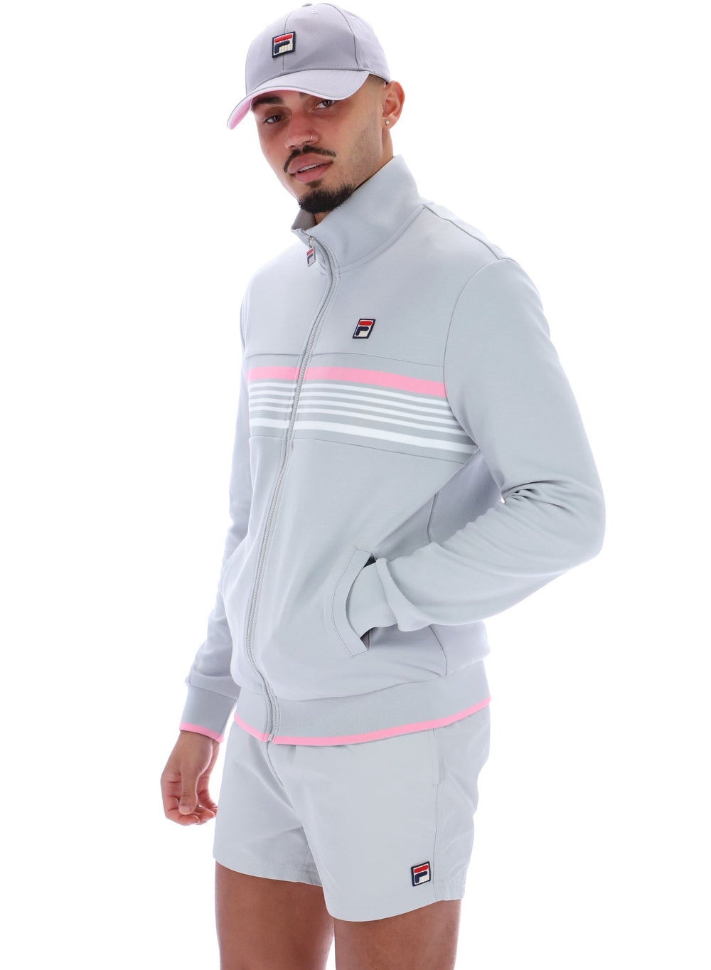 Vasco Cut And Sew Jacquard Track Jacket