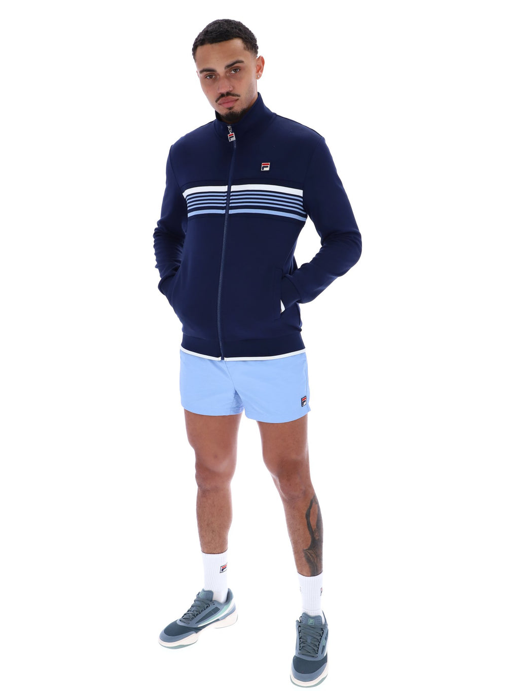 Vasco Cut And Sew Jacquard Track Jacket