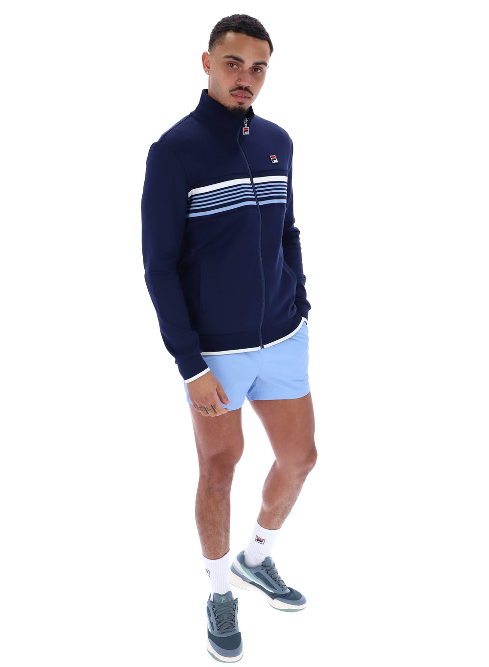 Vasco Cut And Sew Jacquard Track Jacket