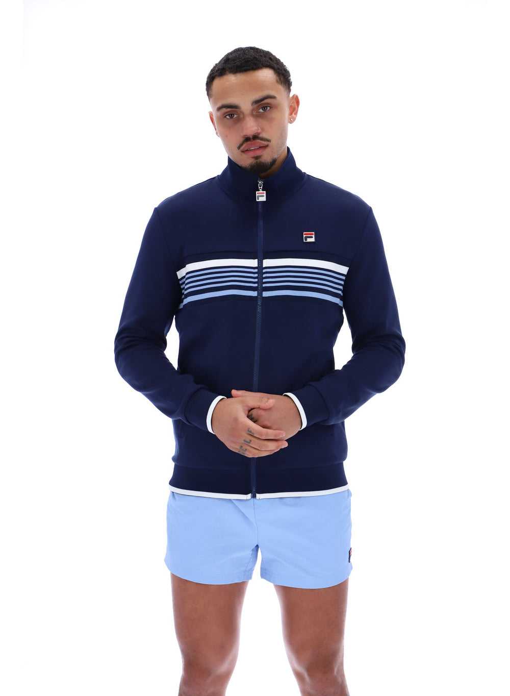 Vasco Cut And Sew Jacquard Track Jacket