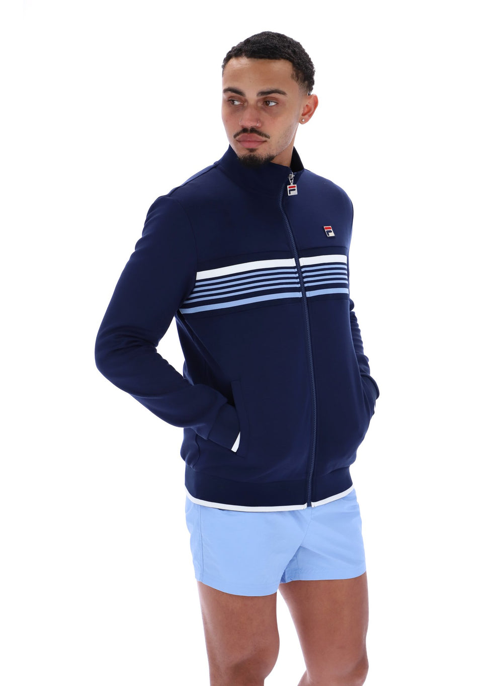 Vasco Cut And Sew Jacquard Track Jacket