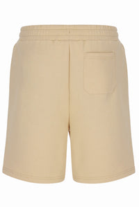 Beige shorts on a white background