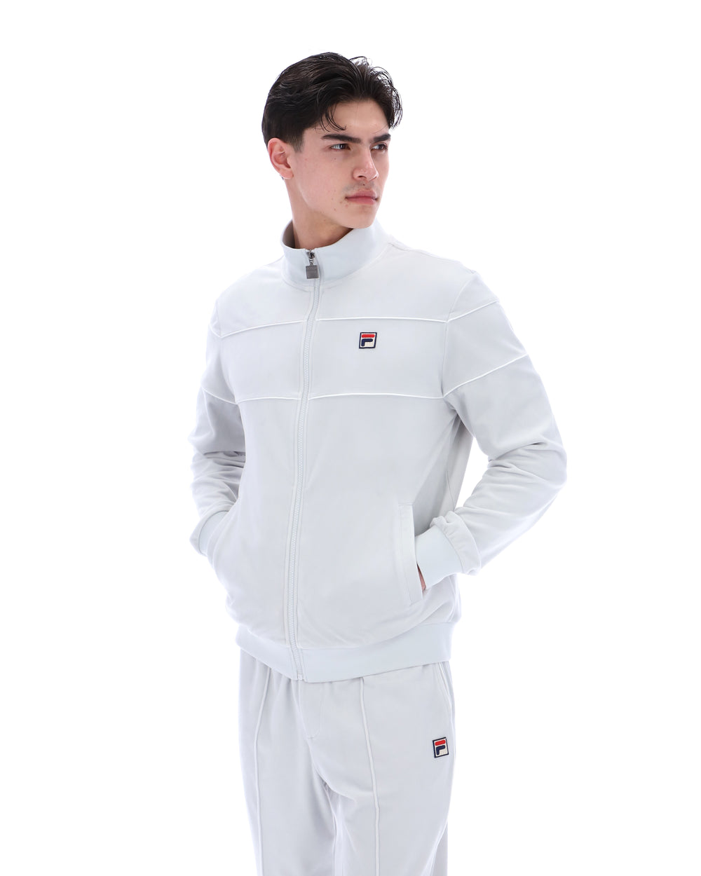 Dawn Blue Vittorio Velour Track Top