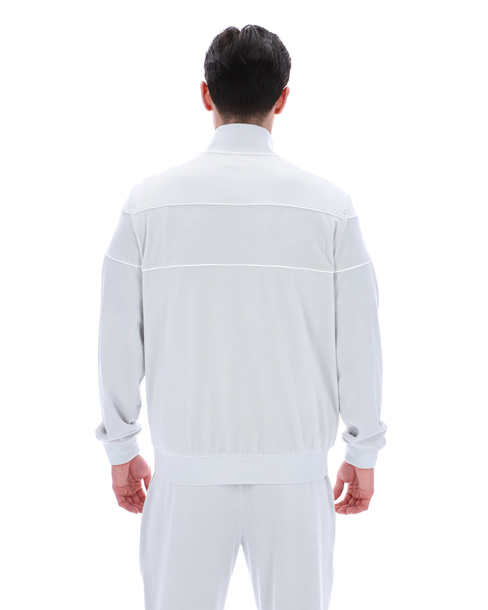 Dawn Blue Vittorio Velour Track Top