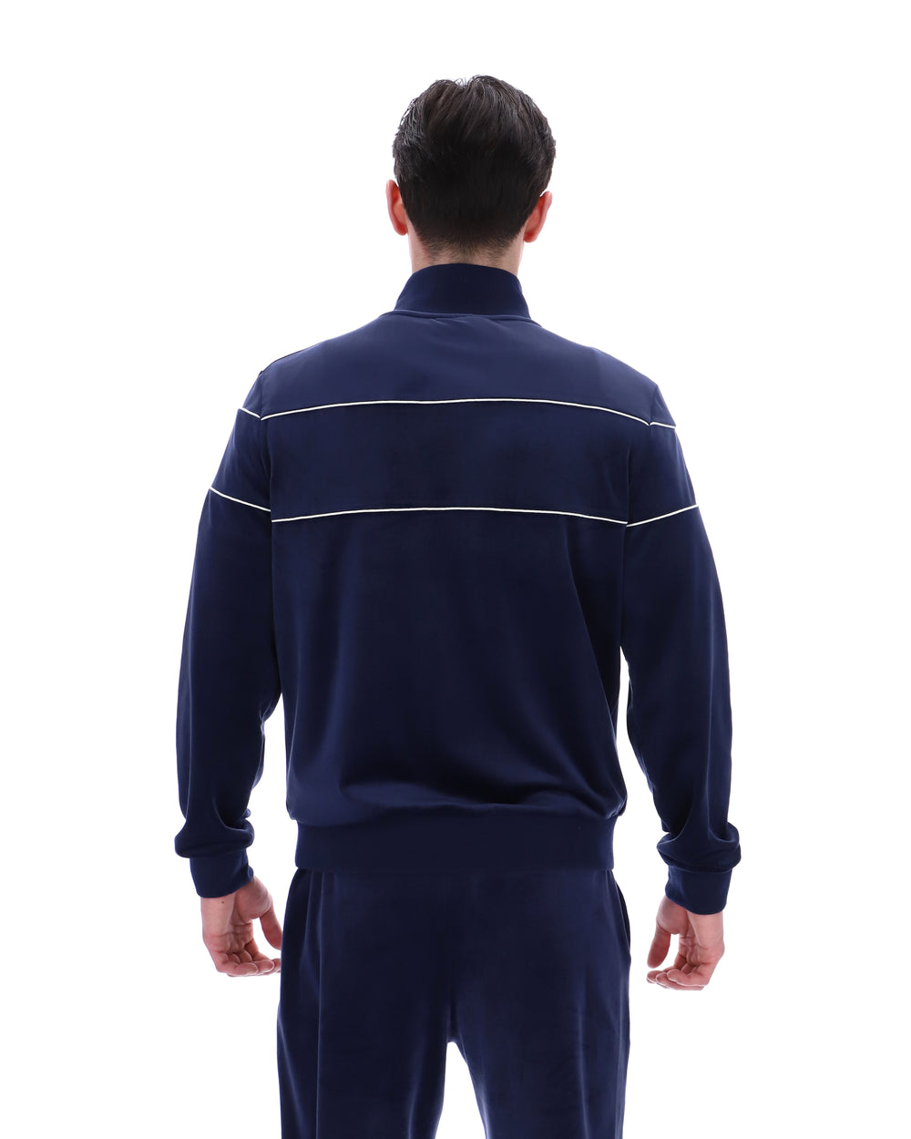 Fila Navy Vittorio Velour Track Top