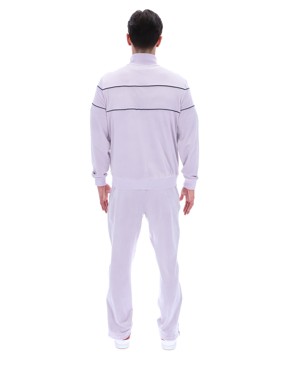 Misty Lilac Vittorio Velour Track Tops