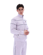 Misty Lilac Vittorio Velour Track Tops
