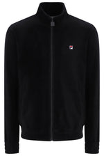 Displays the Black 'FILA' branded Walter Corduroy Jacket