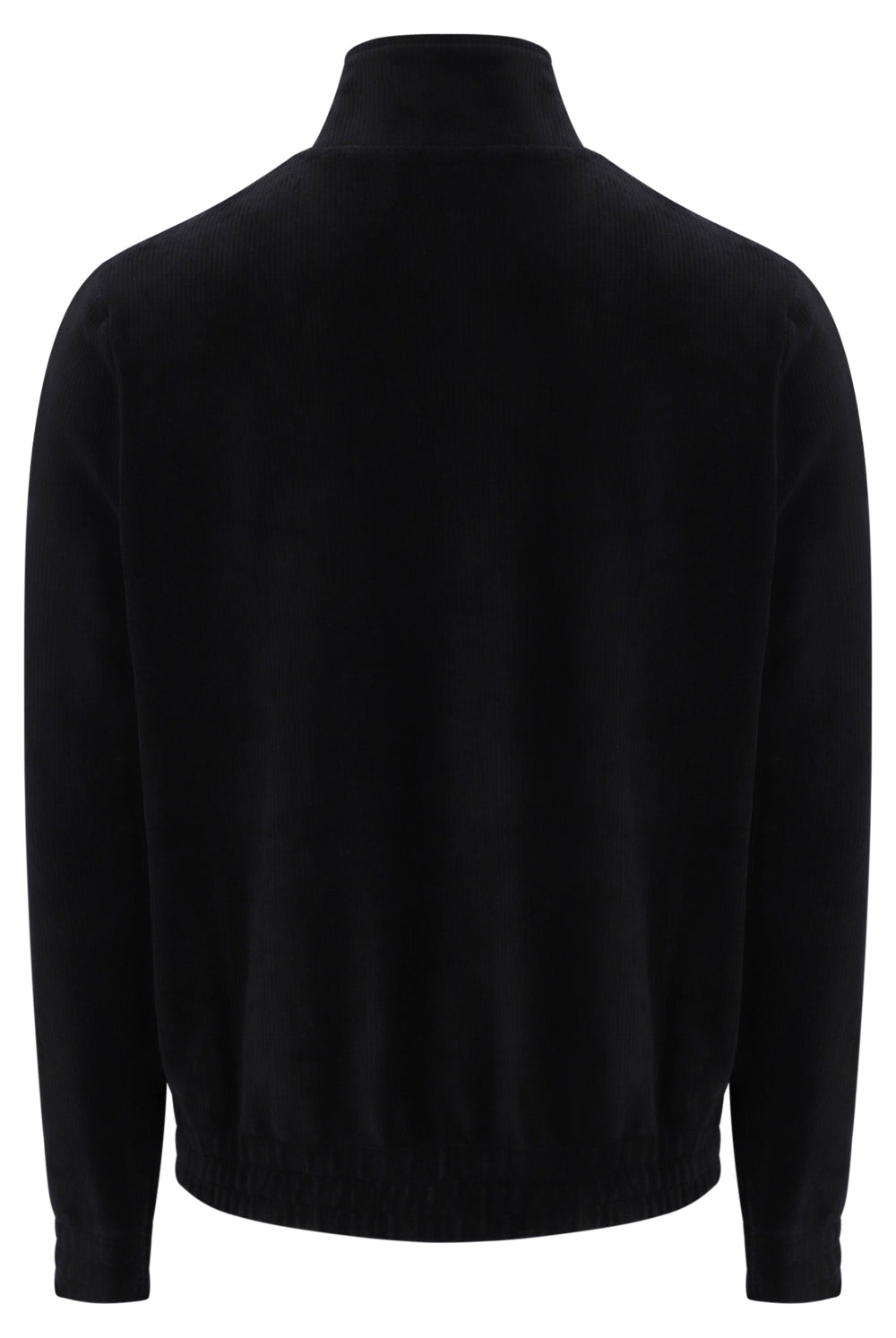 Displays the Black 'FILA' branded Walter Corduroy Jacket