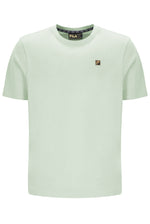 Light green t-shirt with Fila logo on a white background