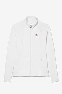 White Whiteline Pro Tennis Track Top