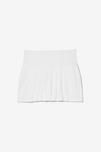 White Whiteline Pro Tennis A-Line Skort