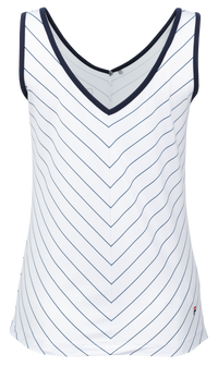 White Caroline Tennis Tank Top