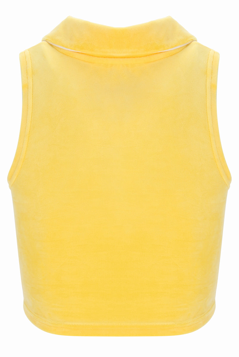 Fila crop top outlet yellow