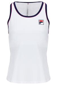 White Heritage Racerback Top