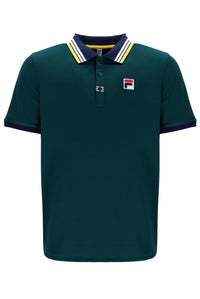 Deep Teal Heritage S/S Solid Polo