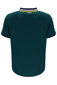 Deep Teal Heritage S/S Solid Polo