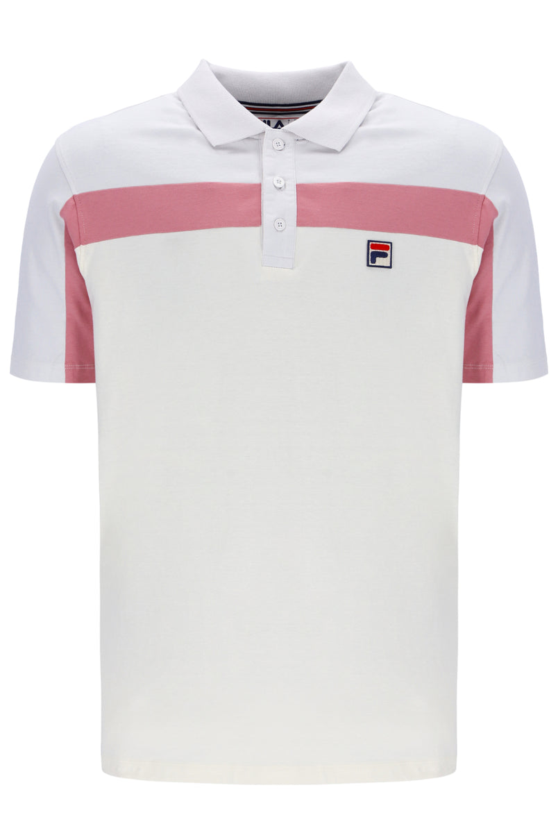 Fila white outlet polo